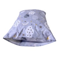 Lenjerie de pat pentru copii Holala Kids Grey Clouds 120x60cm 3pcs imaginea #9 — magazin online Desire.md