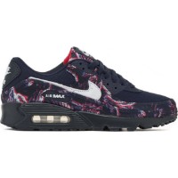 Adidași pentru bărbați Nike Air Max 90 Premium Printerd Canvas Blue, s.44 imaginea #4 — magazin online Desire.md