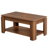 Журнальный столик Hanah Home Shelf Walnut фото №3 — интернет-магазин Desire.md