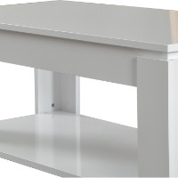 Măsuţă cafea Hanah Home Shelf Shiny White imaginea #4 — magazin online Desire.md