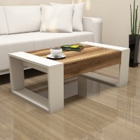 Măsuţă cafea Hanah Home Venus Walnut Cream