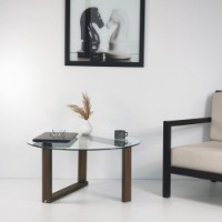 Măsuţă cafea Hanah Home Yuvarlak Cam Orta Sehpa S300 imaginea #6 — magazin online Desire.md