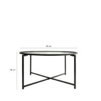 Măsuţă cafea Hanah Home Sun S403 Black imaginea #6 — magazin online Desire.md