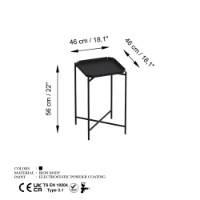 Măsuţă cafea Hanah Home Shb-008 imaginea #6 — magazin online Desire.md