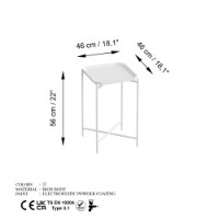 Măsuţă cafea Hanah Home Shb-008-B imaginea #6 — magazin online Desire.md
