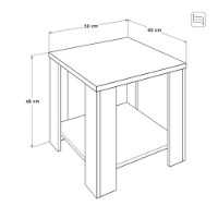 Măsuţă cafea Hanah Home Shp-550-Tt-1 imaginea #5 — magazin online Desire.md