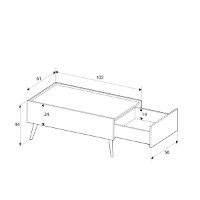 Măsuţă cafea Hanah Home Shp-701-Ff-1 imaginea #11 — magazin online Desire.md