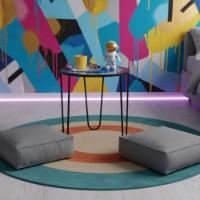 Măsuţă cafea Hanah Home Shb-033-A imaginea #2 — magazin online Desire.md