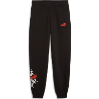 Pantaloni spotivi pentru copii Puma Ess Logo Lab Brand Fl B Puma Black, s.140 imaginea #1 — magazin online Desire.md
