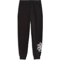 Pantaloni spotivi pentru copii Puma Ess Logo Lab Brand Fl B Puma Black, s.176 imaginea #2 — magazin online Desire.md