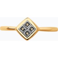 Inel din aur rosu cu diamante Coniac Casa Bosco 1012138 1,28g s.16,5 imaginea #4 — magazin online Desire.md