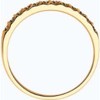 Inel din aur rosu cu diamante Coniac Casa Bosco 1012208 2,49g s.17,5 imaginea #3 — magazin online Desire.md
