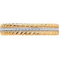 Inel din aur rosu cu diamante Casa Bosco 1012223 1,88g s.16,5 imaginea #5 — magazin online Desire.md