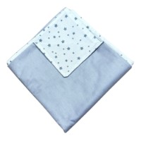 Lenjerie de pat pentru copii Holala Kids Little Grey Stars 160x120cm
