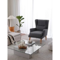 Кресло Atelier Del Sofa Klam Fume