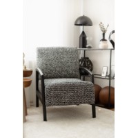 Кресло Atelier Del Sofa Luma Black White v1 фото №2 — интернет-магазин Desire.md