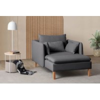 Fotoliu Atelier Del Sofa Flexy Anthracite imaginea #2 — magazin online Desire.md