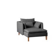 Fotoliu Atelier Del Sofa Flexy Anthracite imaginea #5 — magazin online Desire.md