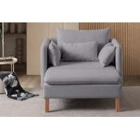Fotoliu Atelier Del Sofa Flexy Grey imaginea #4 — magazin online Desire.md