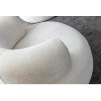 Fotoliu Atelier Del Sofa Roma White imaginea #3 — magazin online Desire.md
