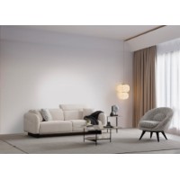 Fotoliu Atelier Del Sofa Caprice White Black imaginea #2 — magazin online Desire.md