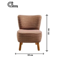 Fotoliu Atelier Del Sofa Saga Nostaljik Brown imaginea #8 — magazin online Desire.md