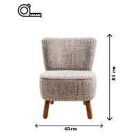 Кресло Atelier Del Sofa Mythology Etnik Beige фото №8 — интернет-магазин Desire.md