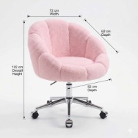 Fotoliu Atelier Del Sofa Papatya Metal Pink imaginea #3 — magazin online Desire.md