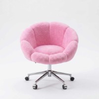 Fotoliu Atelier Del Sofa Papatya Metal Light Pink imaginea #2 — magazin online Desire.md