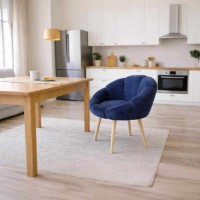 Fotoliu Atelier Del Sofa Papatya Dark Blue imaginea #2 — magazin online Desire.md