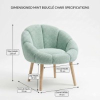 Fotoliu Atelier Del Sofa Papatya Green imaginea #4 — magazin online Desire.md