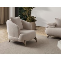 Fotoliu Atelier Del Sofa Bonjo Silver Beige