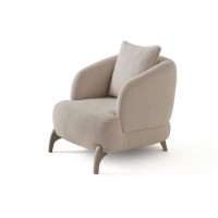 Fotoliu Atelier Del Sofa Bonjo Silver Beige imaginea #2 — magazin online Desire.md