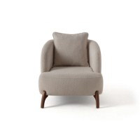 Кресло Atelier Del Sofa Bonjo Walnut Beige фото №4 — интернет-магазин Desire.md