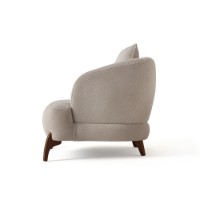Кресло Atelier Del Sofa Bonjo Walnut Beige фото №5 — интернет-магазин Desire.md