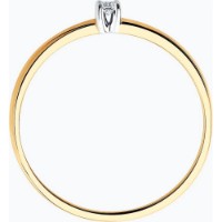 Inel din aur rosu cu diamant Casa Bosco 1011906 1,16g s.15,5 imaginea #3 — magazin online Desire.md