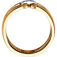 Inel din aur rosu cu diamante Casa Bosco 1012270 3,01g s.17,5 imaginea #5 — magazin online Desire.md