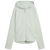 Hanorac damă Puma Pumatech Sense Full Zip Creme de Mint, s.XL
