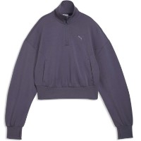 Hanorac damă Puma Pumatech Sense Baloonoon Sleeve Half-Zip Crew Inky Depths, s.L