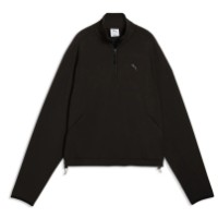 Hanorac damă Puma Pumatech Sense Balloon Sleeve Half-Zip Crew Puma Black, s.XS
