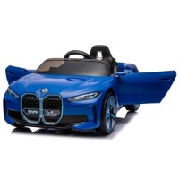 Mașinuța electrica KidsCar BMW i4 Eva Blue (8010316-2DR) imaginea #3 — magazin online Desire.md