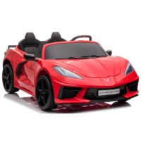 Mașinuța electrica KidsCar Corvette C8 EVA Red (8070490R) imaginea #3 — magazin online Desire.md