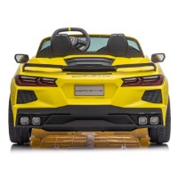 Mașinuța electrica KidsCar Corvette C8 EVA Yellow (8070490R) imaginea #3 — magazin online Desire.md