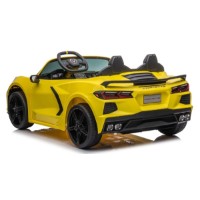 Mașinuța electrica KidsCar Corvette C8 EVA Yellow (8070490R) imaginea #5 — magazin online Desire.md