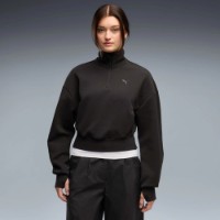 Hanorac damă Puma Pumatech Sense Balloon Sleeve Half-Zip Crew Puma Black, s.XL imaginea #3 — magazin online Desire.md