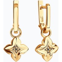 Серьги из красного золота с бриллиантами Casa Bosco 1021720 4,26g фото №6 — интернет-магазин Desire.md