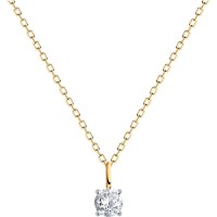 Colier din aur rosu cu diamante Casa Bosco 1070184 1,35g s.40