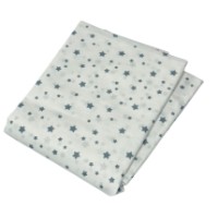 Cearșaf pentru copii Holala Kids Little Stars White/Grey 140x70cm imaginea #2 — magazin online Desire.md