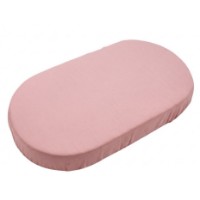 Cearșaf pentru copii Holala Kids Oval Pink 120x70cm