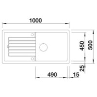Chiuvetă de bucătărie Blanco Zia XL 6S (517568) imaginea #2 — magazin online Desire.md